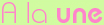 ACTUALITE